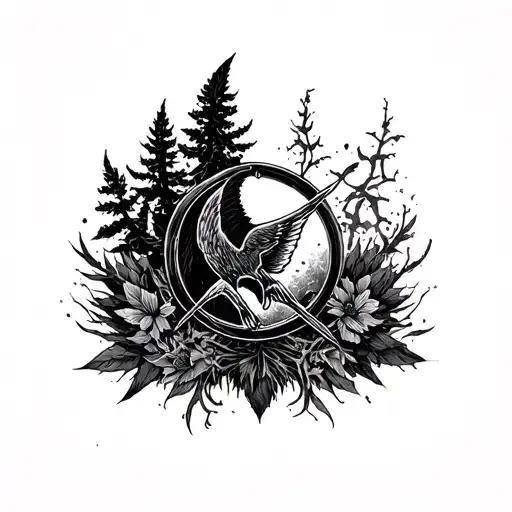 Stick and poke, multifandom, simple, the mortal instruments, the hunger games, criminal minds, the last of us tattoo design idea