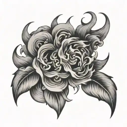 fire tattoo design idea