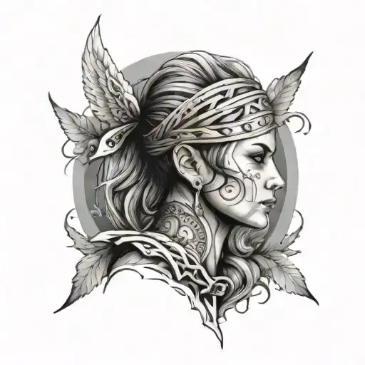 survivor, fighter, fight or flight, women tattoo design idea