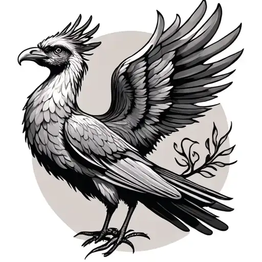 Liverpool veterinary Phoenix amber tattoo design idea