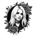 Avril lavigne tattoo design idea