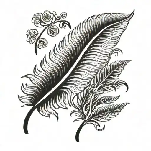 Irish new Zealand silver fern tattoo design idea