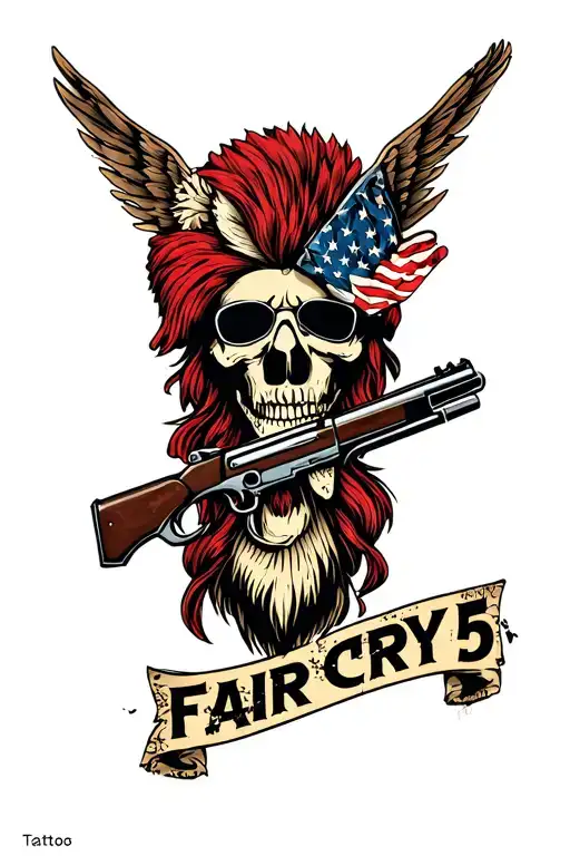far cry 5 tattoo design idea