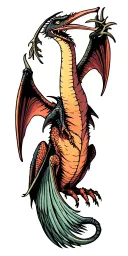 pterodactyl tattoo design idea