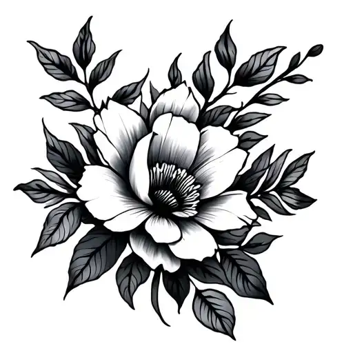 Floral Gap Filler tattoo tattoo design idea