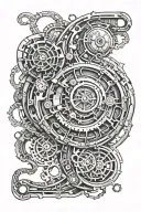 initials tattoo design idea