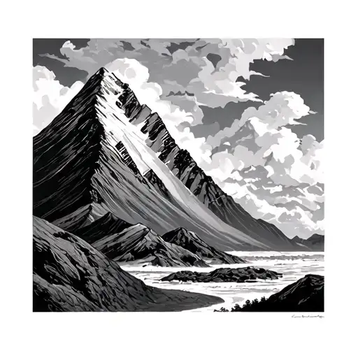 Kilimanjaro tattoo design idea