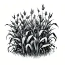 Cornfield tattoo design idea