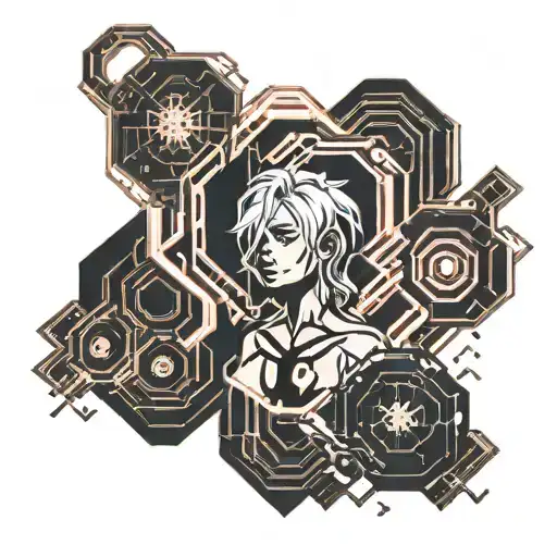 thick annie leonhart sexy nude tattoo design idea