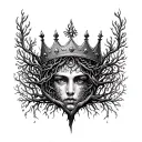 Gemini tree of life tattoos king crown tattoo design idea