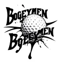"Bogeymen" "Bogeymen" Golf ball breaking tattoo design idea