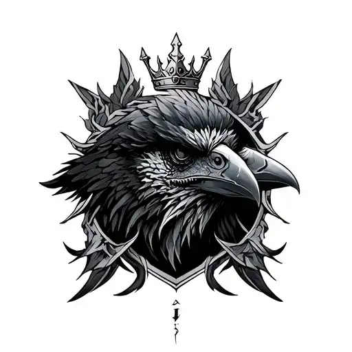 artorias, sif, vigvisir crown font raven tattoo design idea