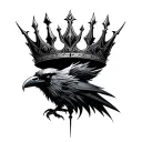 artorias, sif, vigvisir crown font raven tattoo design idea