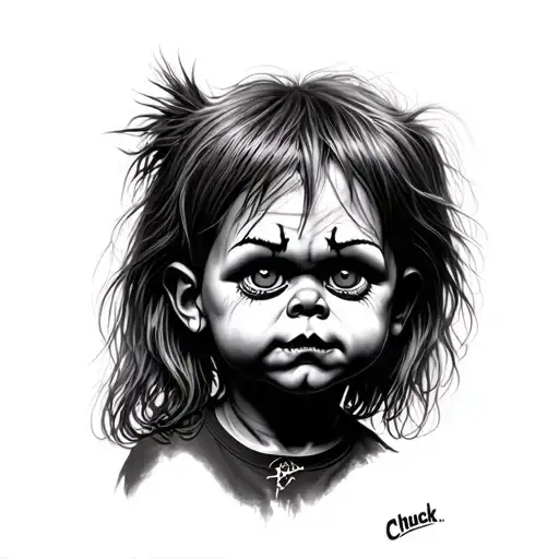 Chucky tattoo design idea