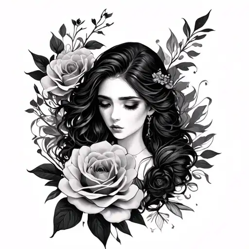 Dark Romance tattoo design idea