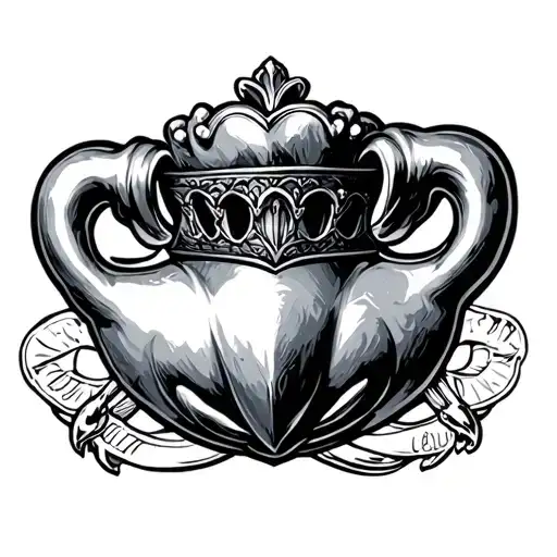 Claddagh tattoo design idea