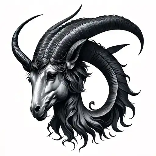 Gemini And Capricorn tattoo design idea