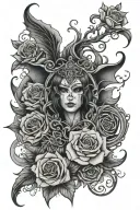 Goth tattoo design idea