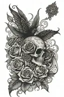 Goth tattoo design idea