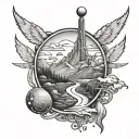 Journey tattoo design idea