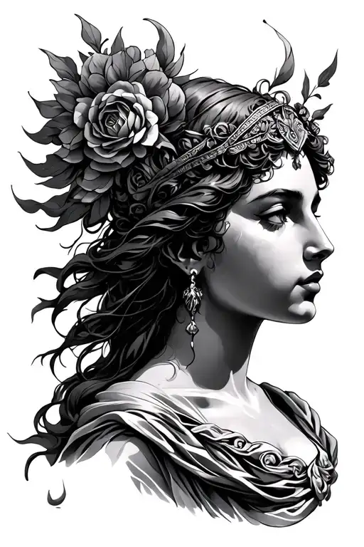 the fates Greek mythology inspired tattoo tattoo design idea