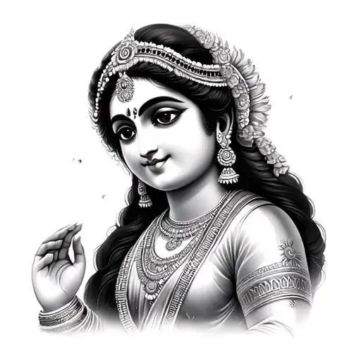 related to maa vaishno devi ji te tattoo design idea