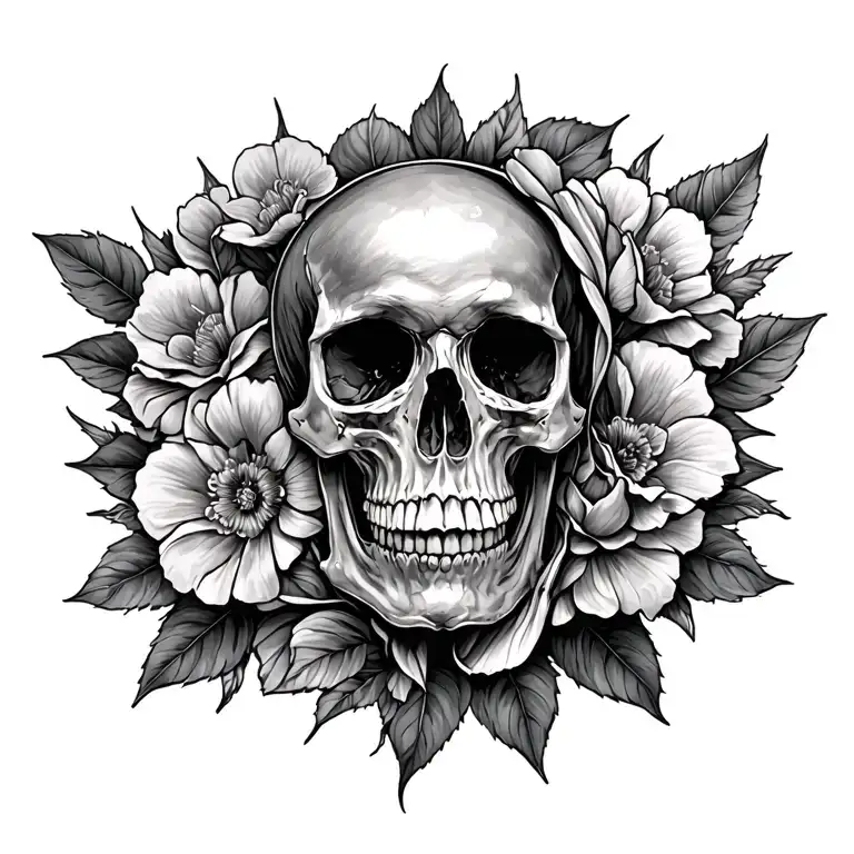 memento Mori Memento Vivere tattoo design idea