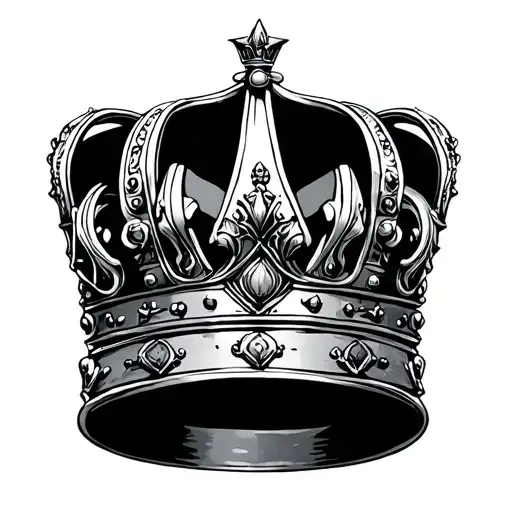 heavy is the crown, crown tattoo design idea