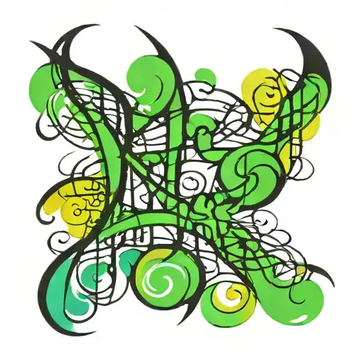 poem written in elegant calligraphy tattoo design idea