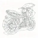 an object in motion stays in motion tattoo design idea