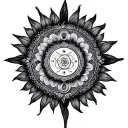 Vishnu Chakra tattoo design idea