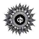 Vishnu Chakra tattoo design idea