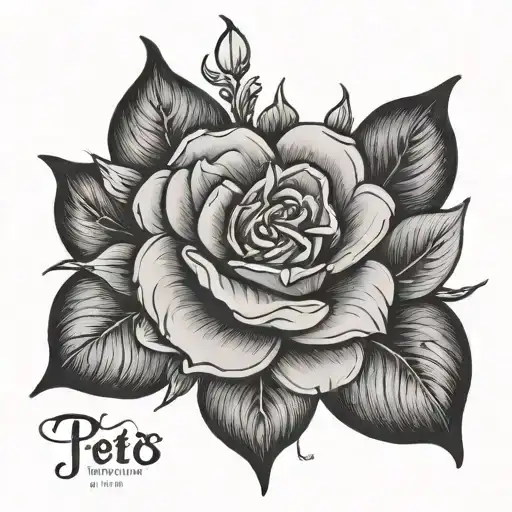 small tattoo inspired by Peter 4:8 bible verse tattoo design idea