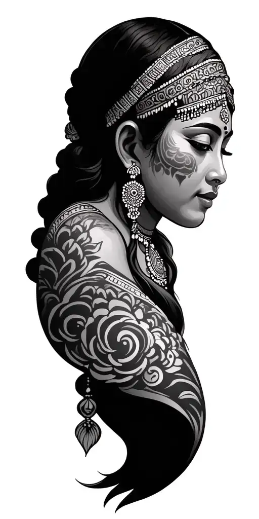 Nepali tattoo design idea