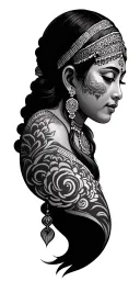 Nepali tattoo design idea