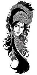 Nepali tattoo design idea
