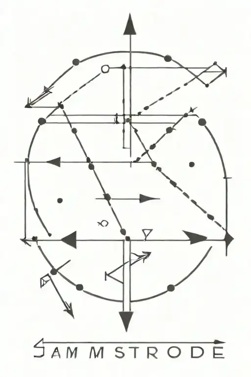 Morse code I am strong as the shaft of an arrow tattoo design idea