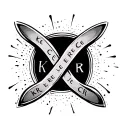 Infinity symbol with initials KE, CE, KR, JE, CR tattoo design idea