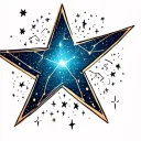 trashy y2k star constellation tattoo design idea