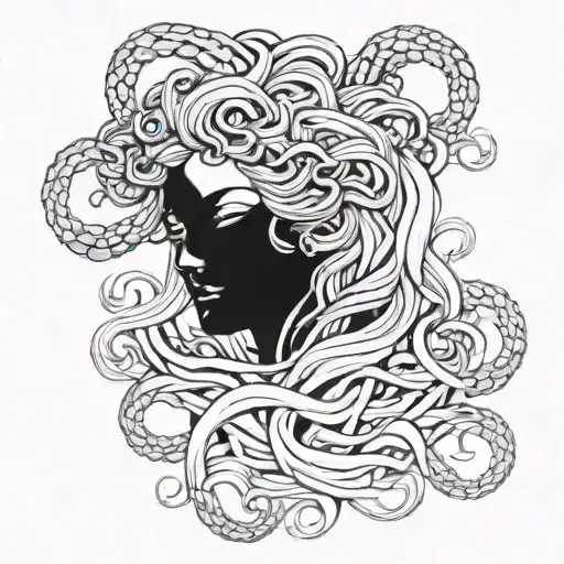 medusa tattoo design idea