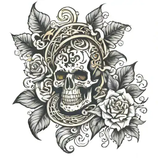 birthday date of 05/30/1935 and 10/15/1935 tattoo design idea