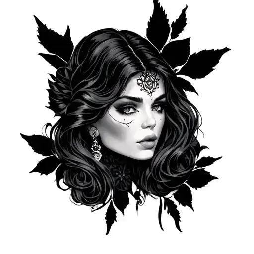 Femdom tattoo design idea