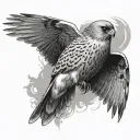 Kestrel tattoo design idea