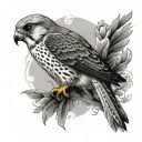 Kestrel tattoo design idea