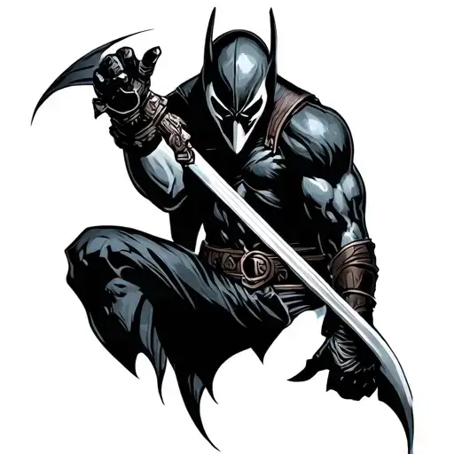 Mortal kombat noob saibot tattoo design idea