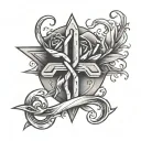 suicide survivor symbol tattoo design idea