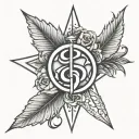 suicide survivor symbol tattoo design idea