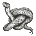 snake tattoo on neck + vicious tattoo design idea
