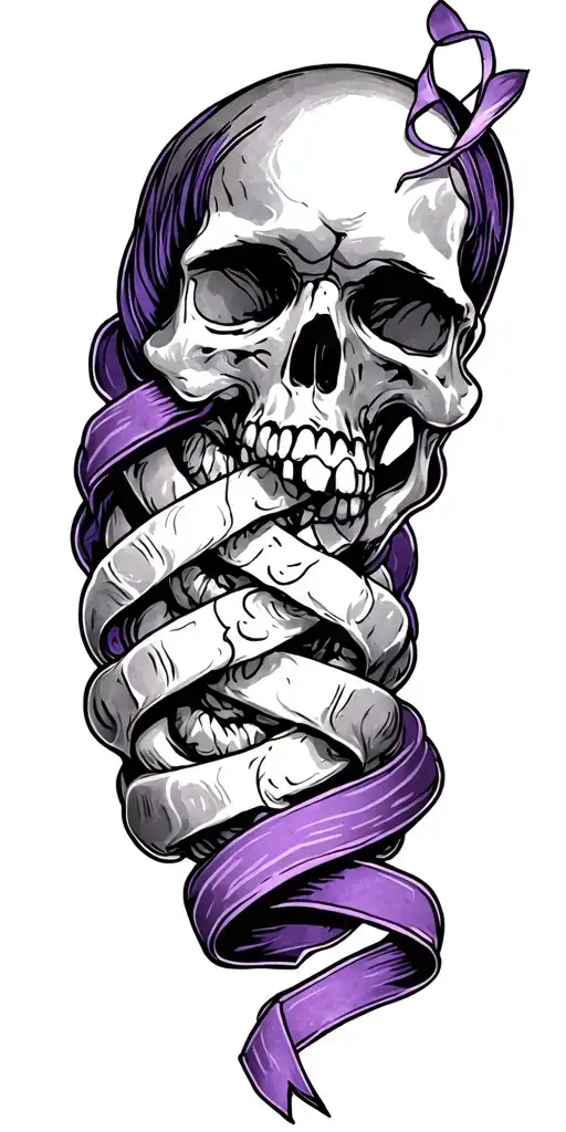 pancreatic cancer tattoo design idea