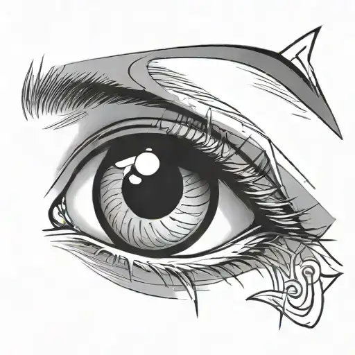 rinnegan eyes from naruto crying tattoo design idea